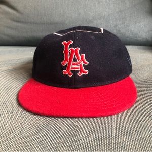 New Era Wool LA Dodgers Hat - Navy and Red